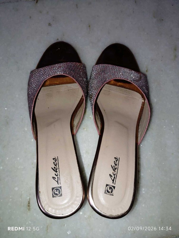 Sparkling Heeled Sandals