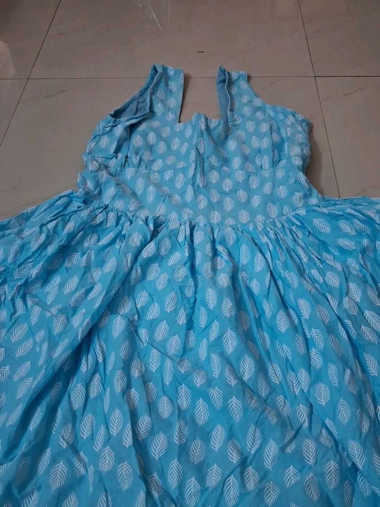 Beautiful Sky Blue tailored short dress