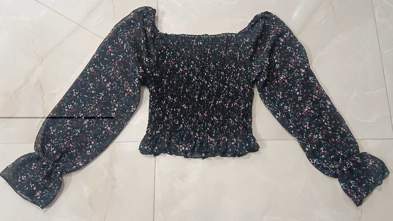 Georgette Floral Top