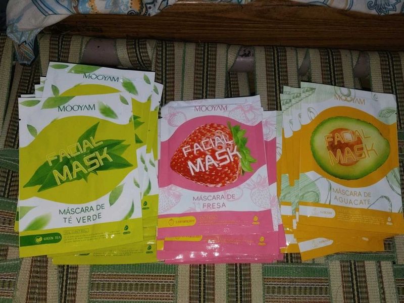 3pc face mask sheet