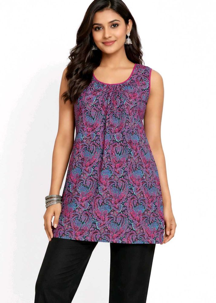 Paisley Print Dress