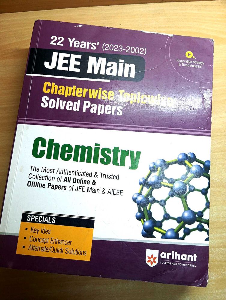 JEE Main Chemistry Solved Papers