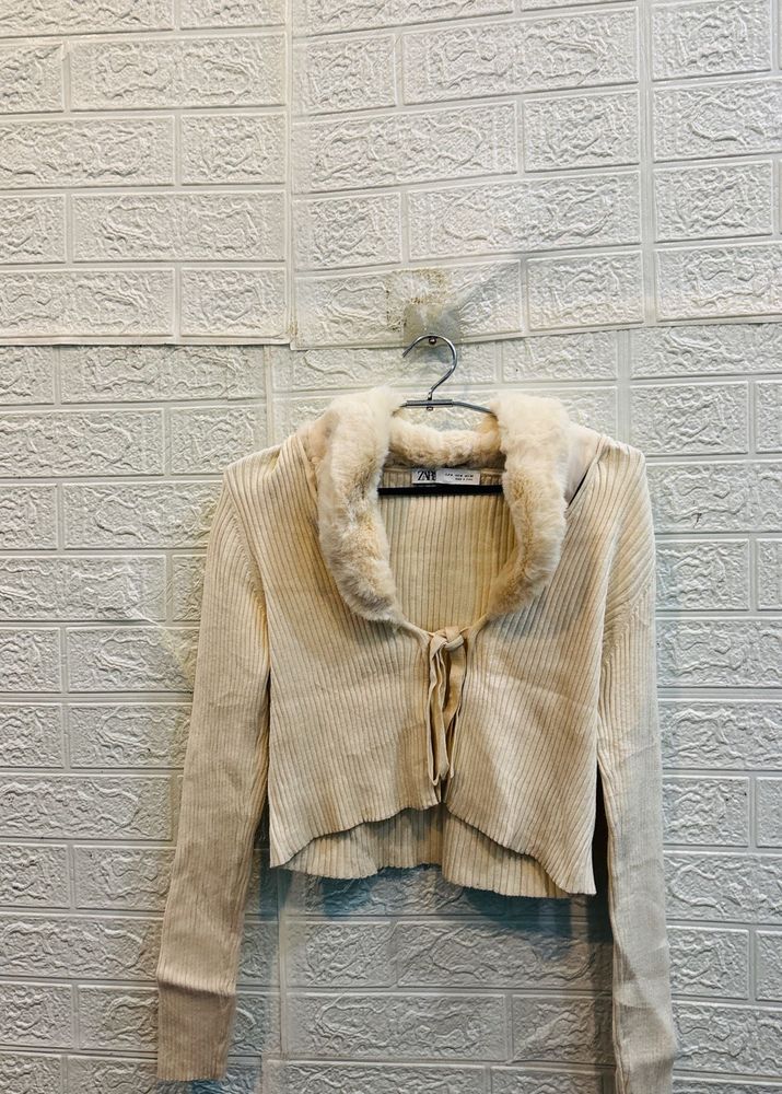 🇺🇸 Zara imported Knit Cropped Cardigan