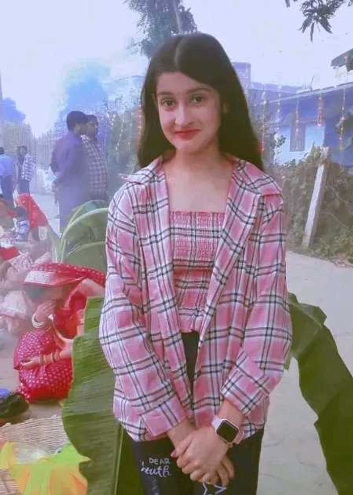 Pink Plaid Layered Top