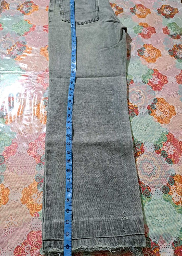 Gray Denim Jeans