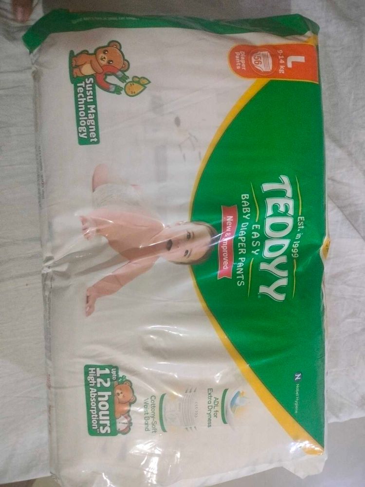 Teddy Easy Baby Diaper Pants L