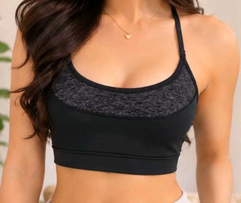 H&amp;M Sport Premium Dual Tone Sports Bra | Size L (F
