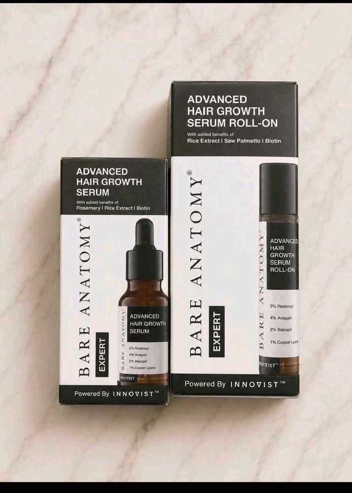 30 + 25 ml Bare Anatomy Hair Growth Serum Duo
