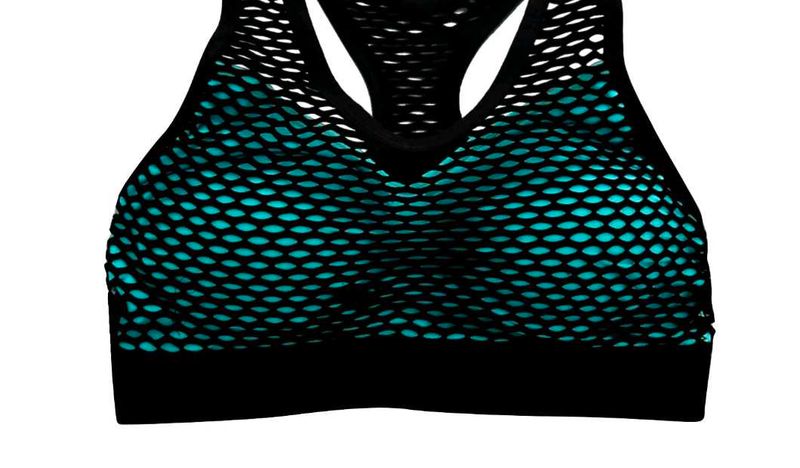 very comfortable.mesh sports bra👍