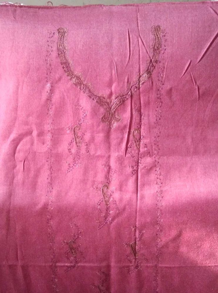 unstitched Winter kashmiri embroidery suit piece
