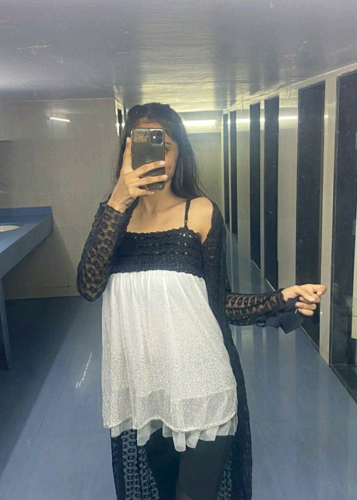 Black Net Shrug