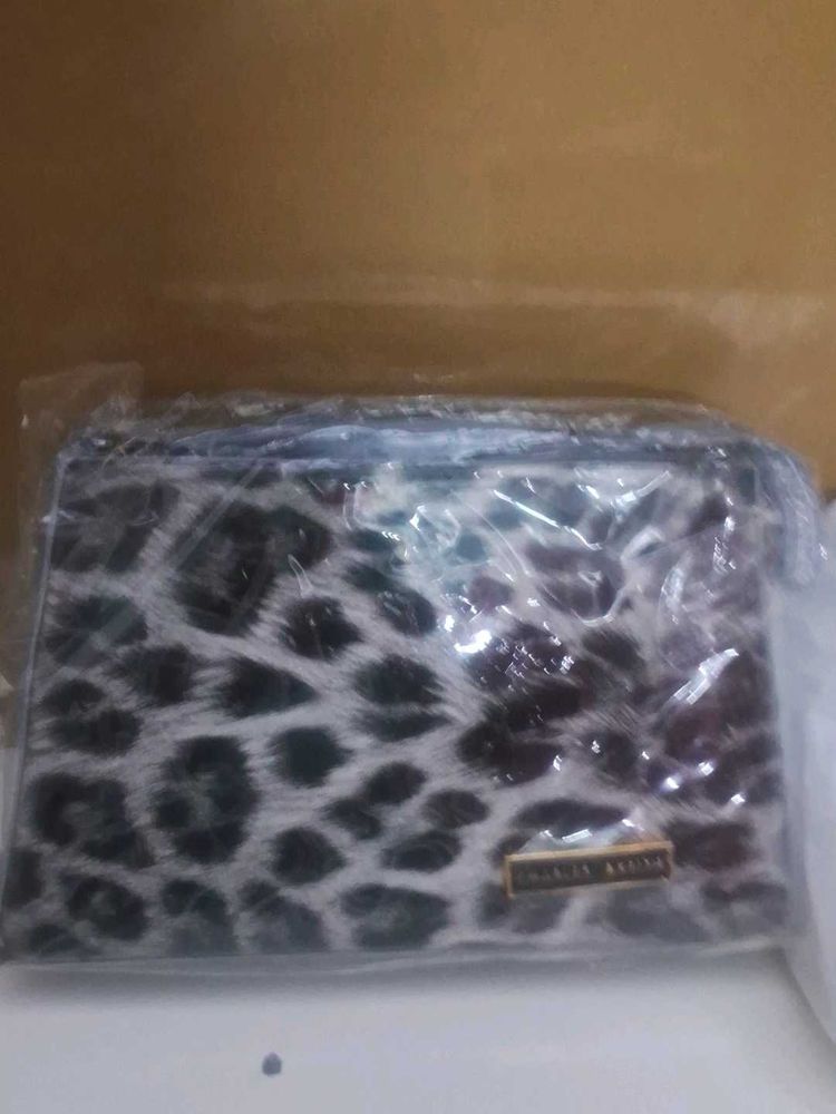 Leopard Print Clutch Bag