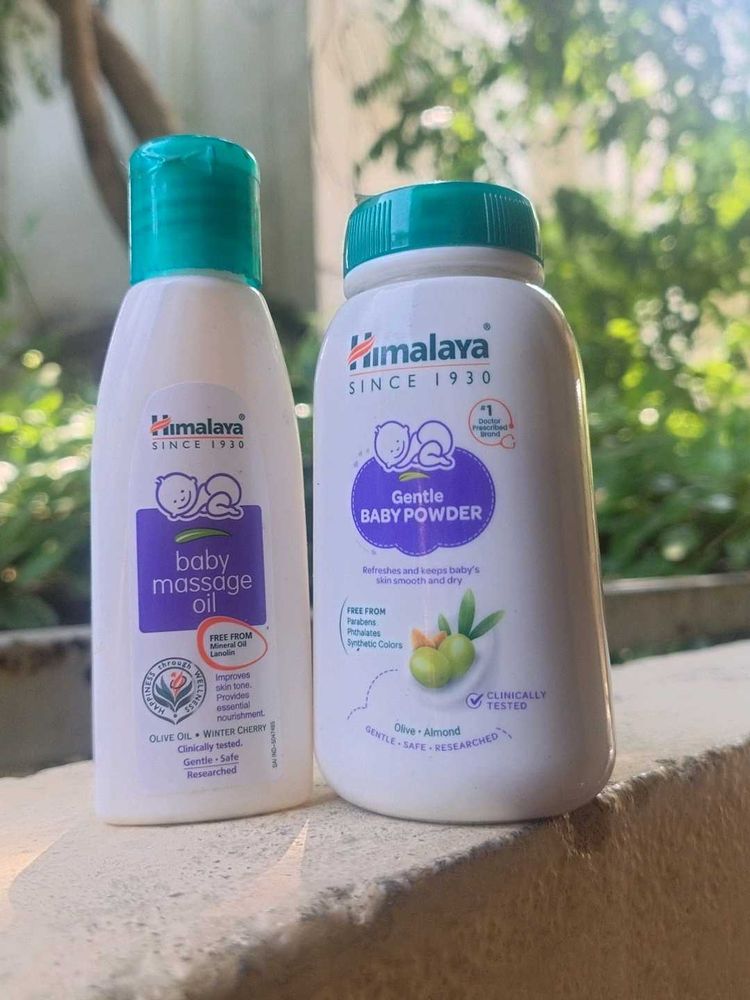 Himalaya Baby Massage Oil &amp; Powder
