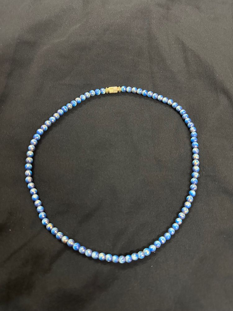 Blue Beaded Necklace