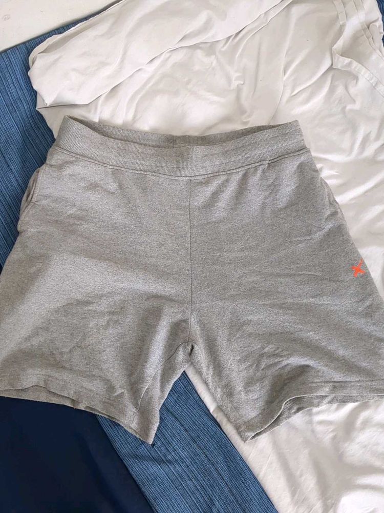 Comfortable Grey Athletic Shorts