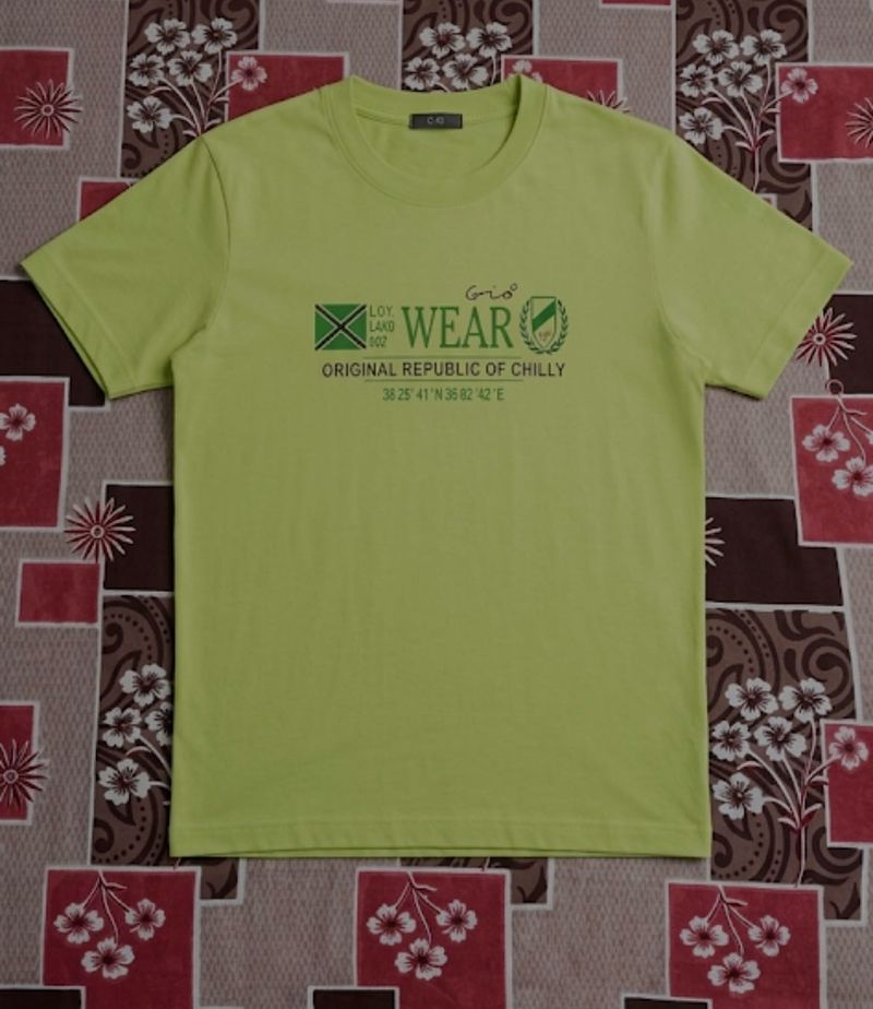 Light Green Graphic T-Shirt