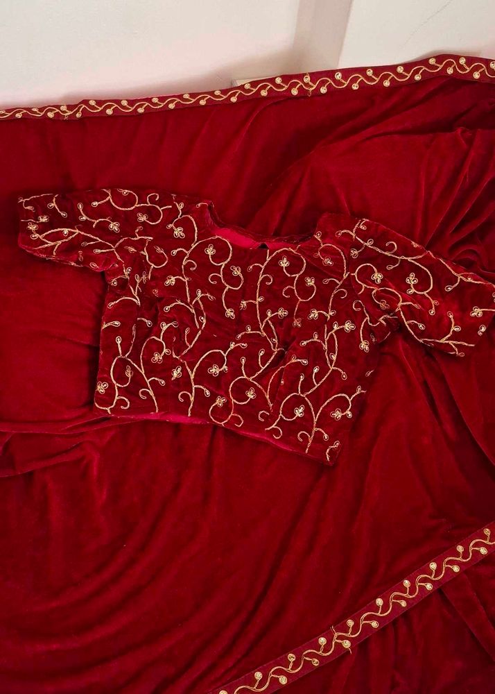 Red saree