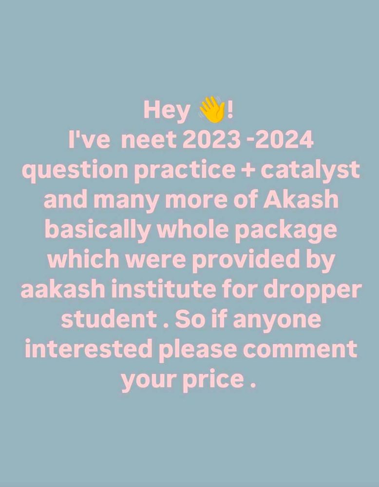 NEET 2023-2024 Study Material for Droppers