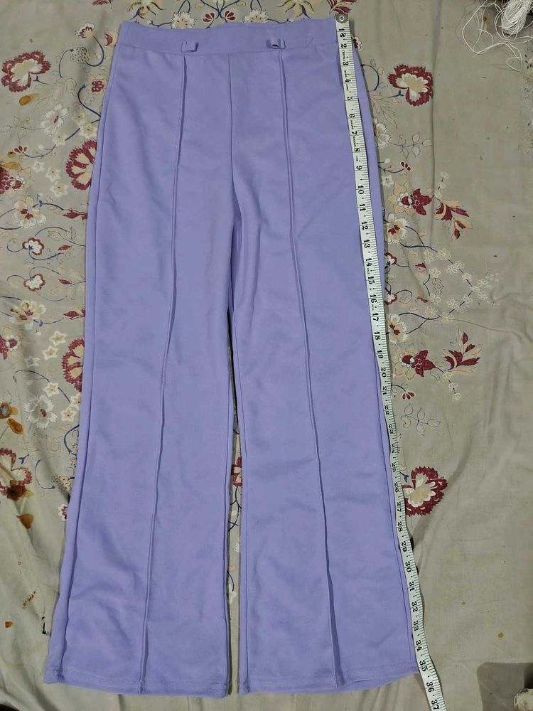 Lavender Wide Leg Pants