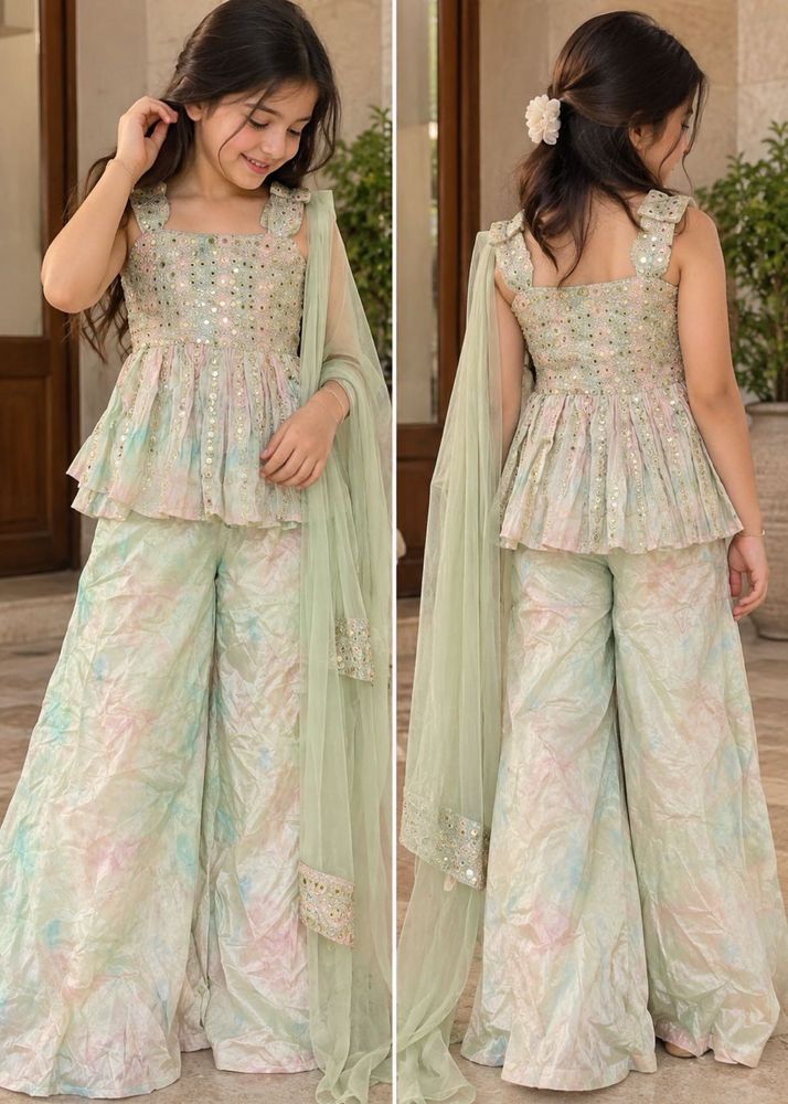 Designer Tie-Dye Kurta Set