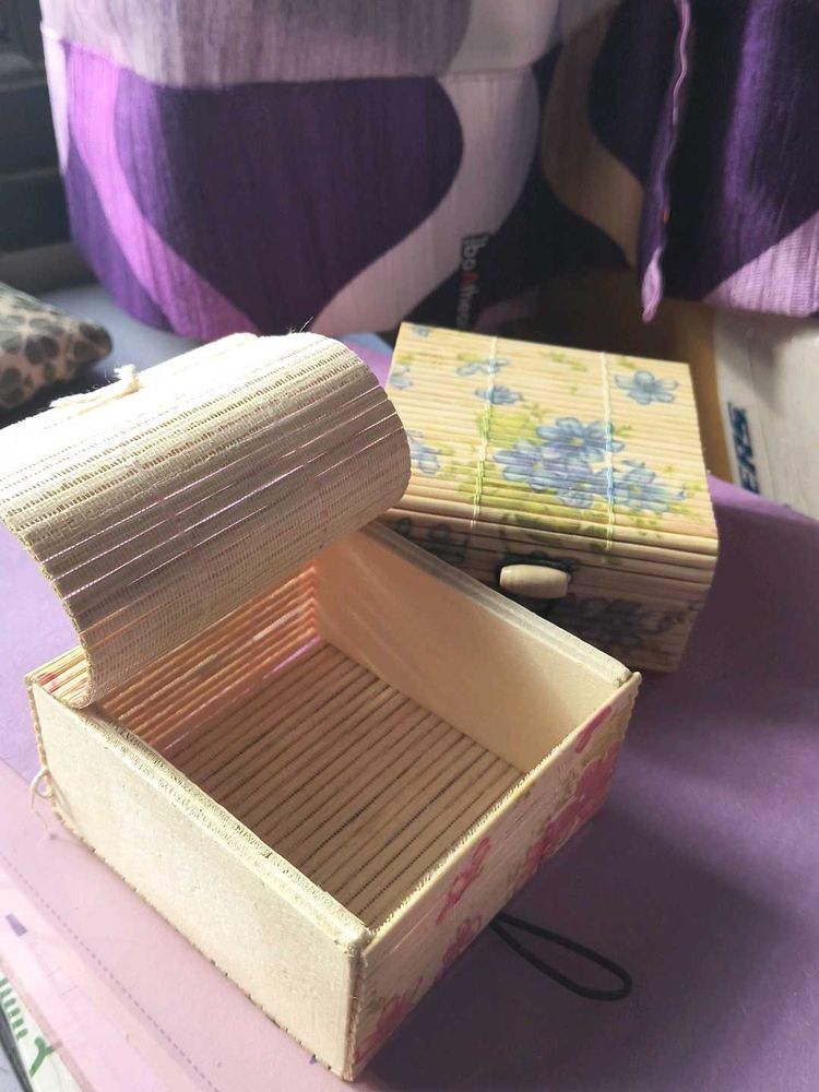 Decorative Bamboo Storage Boxes