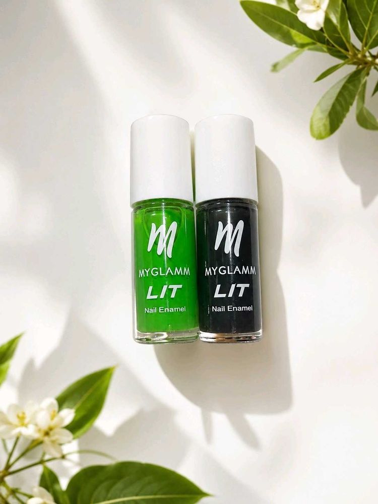 MyGlamm LIT Nail Enamel Duo