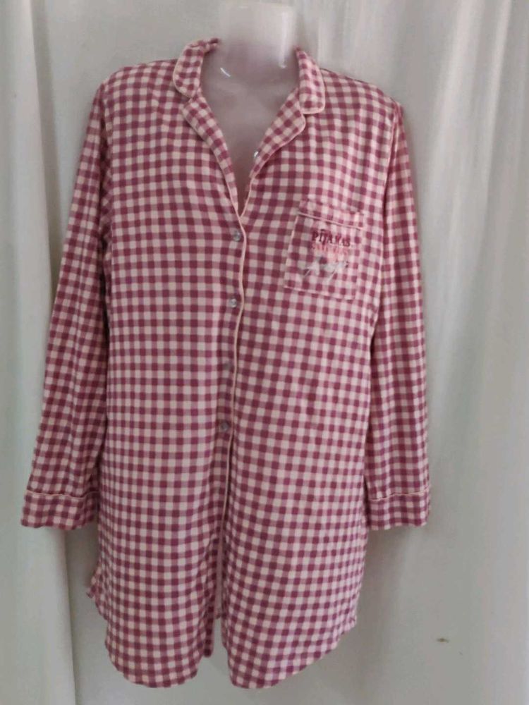 Cozy Gingham Nightgown