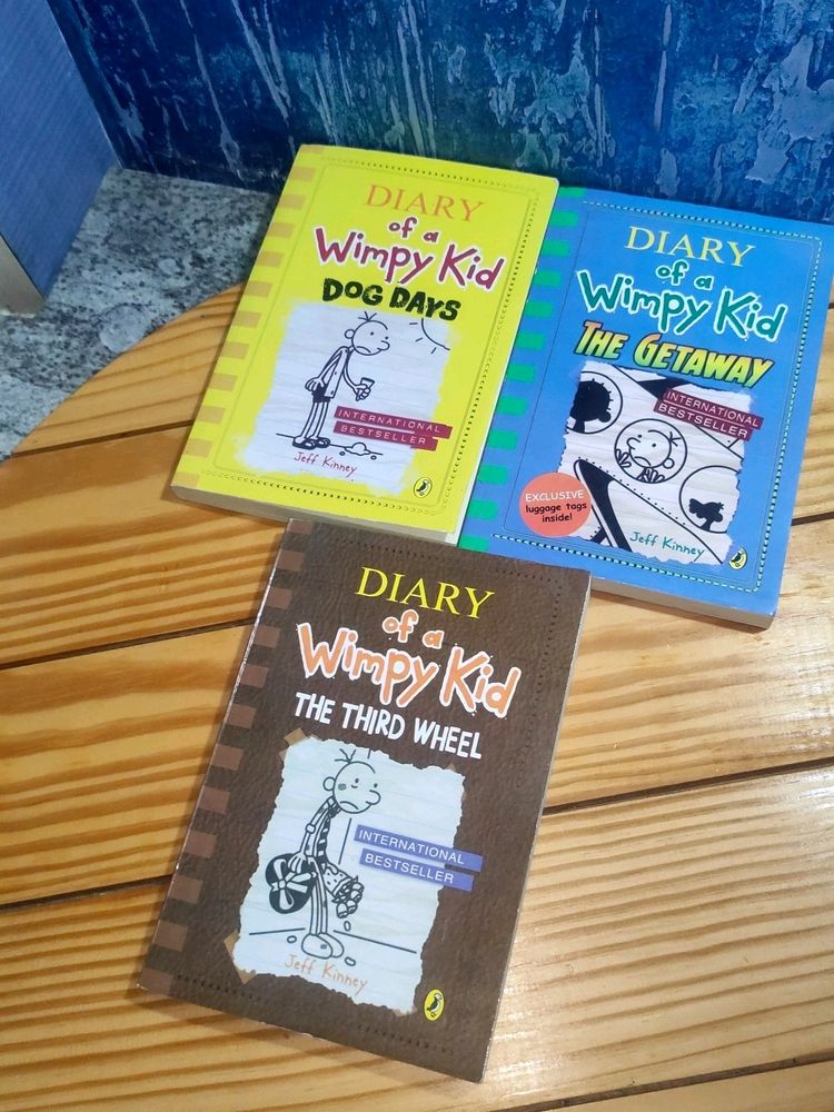 Dairy Of A Wimpy Kid 3 Books