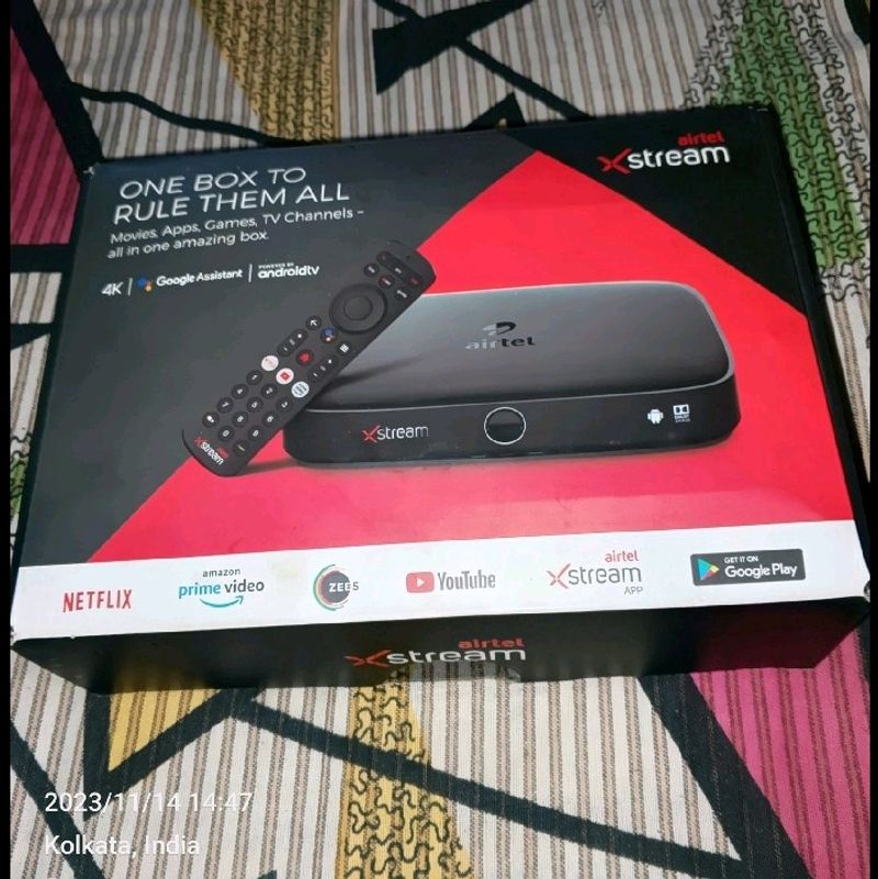 Airtel Xstream Android Set-Top Box (new Condition)