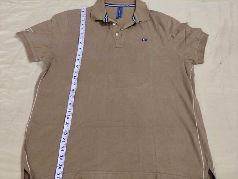 Men's Tan Polo Shirt