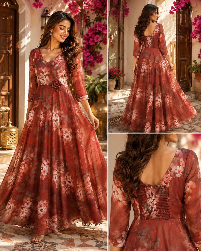 🌸 Elegant Floral Maxi Dress 🌸