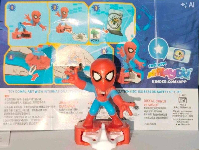 kinder Joy Spider-Man Toy