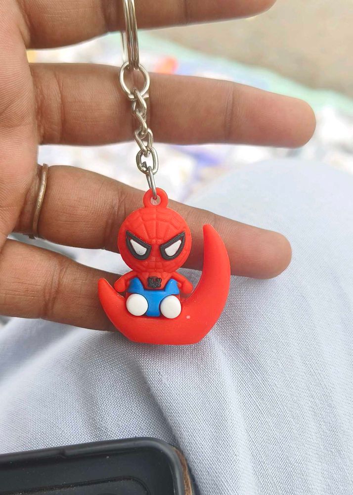 Spiderman Keychain , Doremon Nd Doll