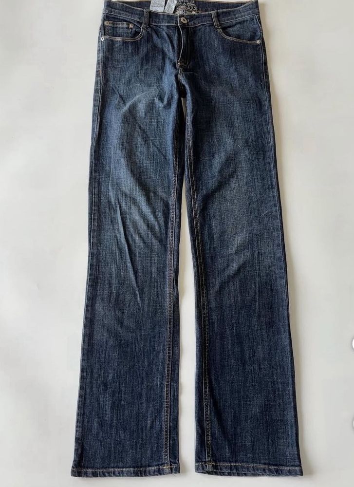 low waist Classic Dark Wash Bootcut Jeans