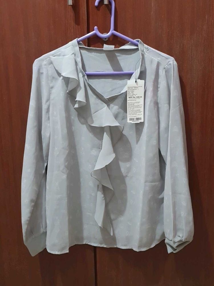 Forever 21 Top Grey