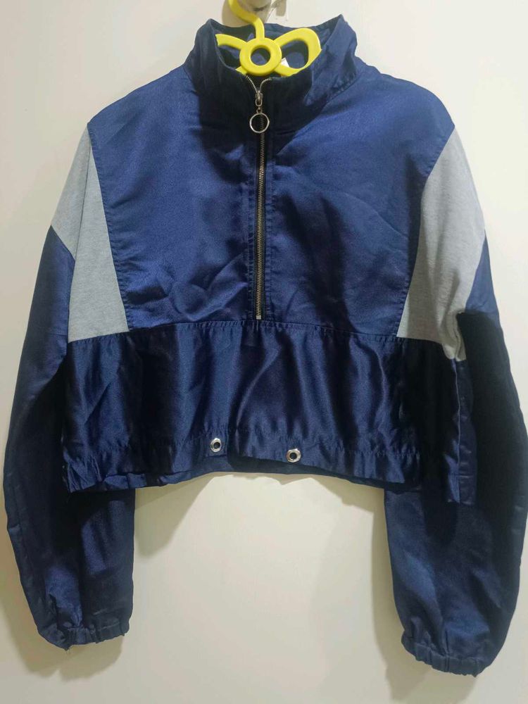 Stylish Colorblock Pullover Jacket