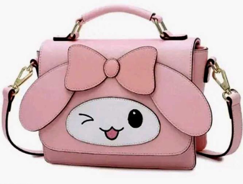 Cute Pink Cartoon Crossbody Bag