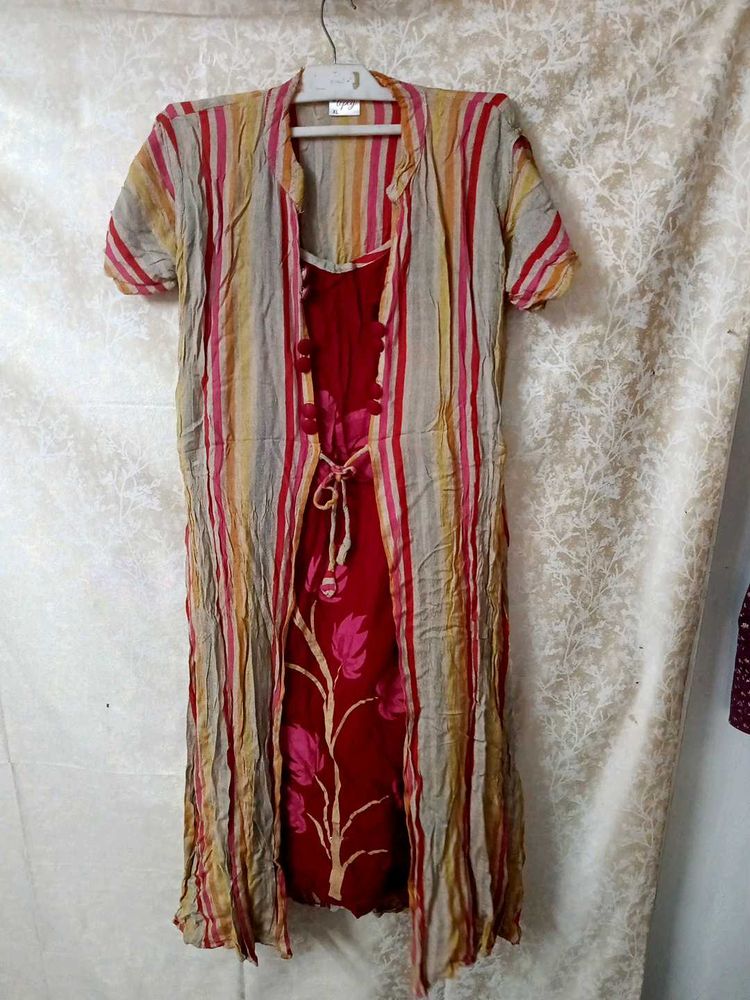 Bohemian Striped Maxi Dress