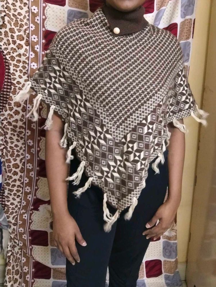 Vintage Knit Poncho