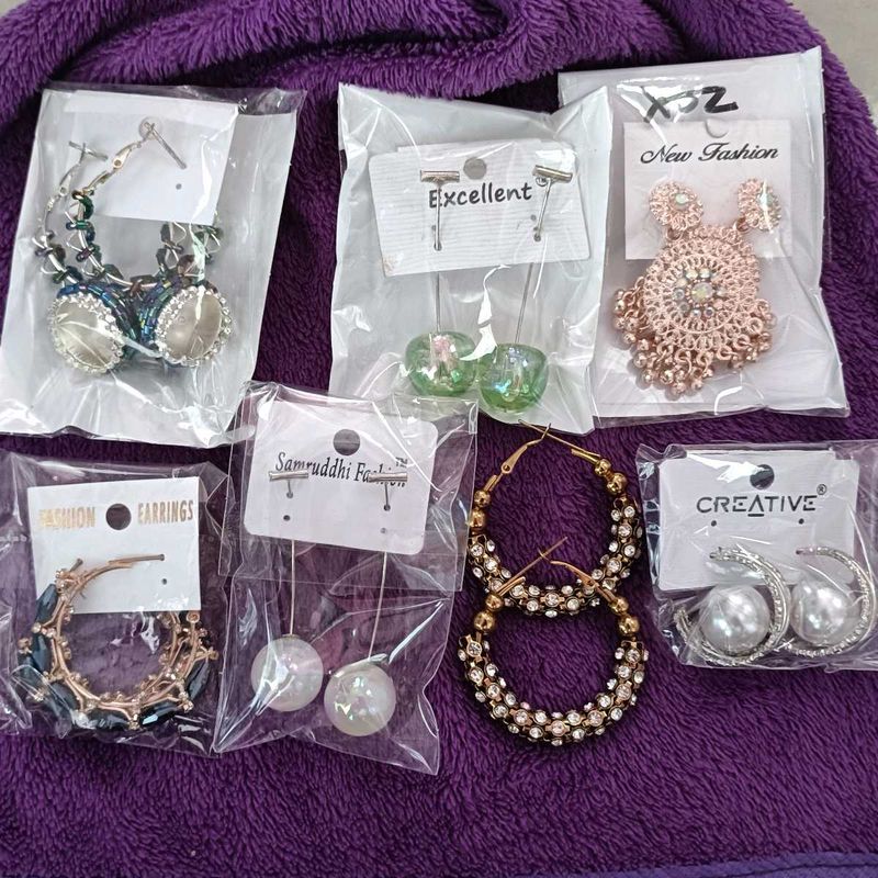 Assorted Women's New Earrings Set combo 7
