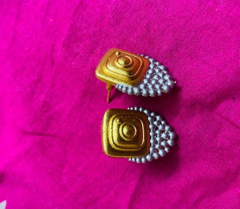 Unique Instagram Inspired Gold &amp; Silver Earrings