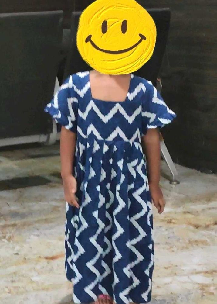 Pure Cotton Designer Frock