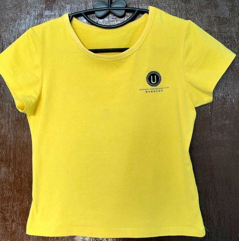 Yellow Graphic T-Shirt