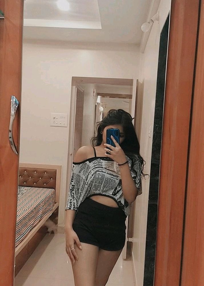 Off Shoulder Crop Over Top