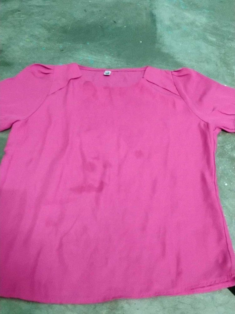 Women's Pink Casual Top