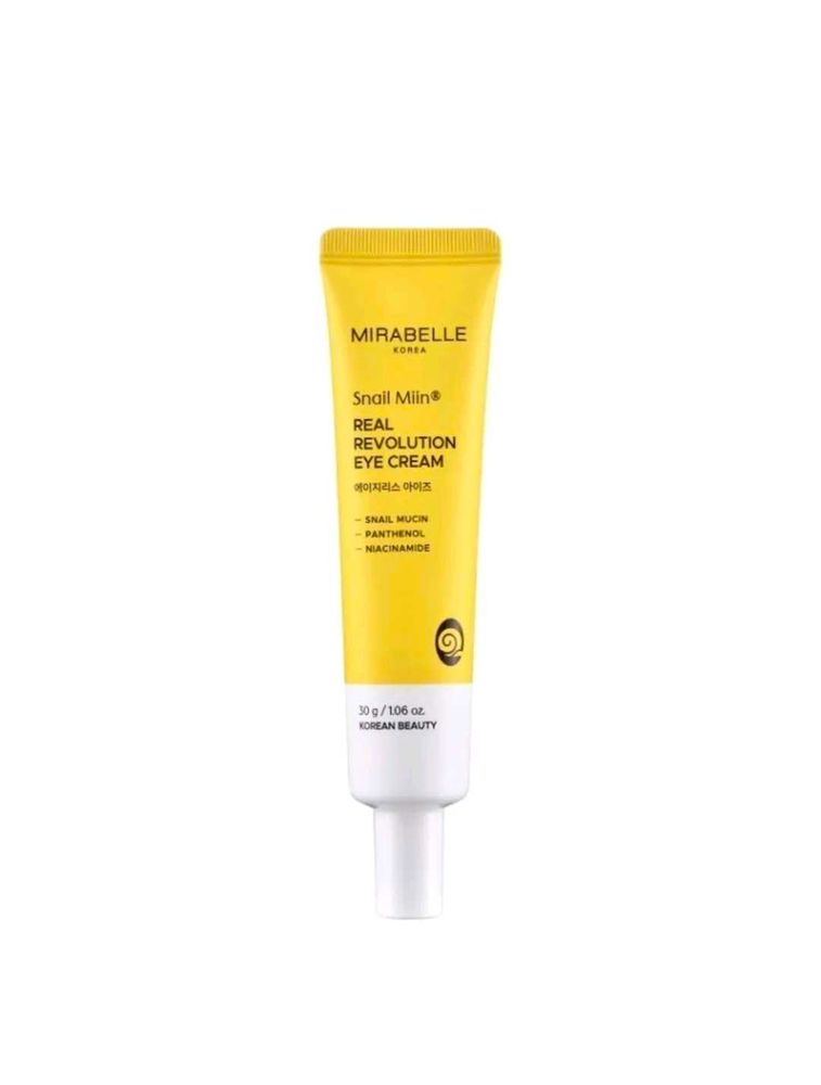 mirabelle korea snail real revolution eye cream