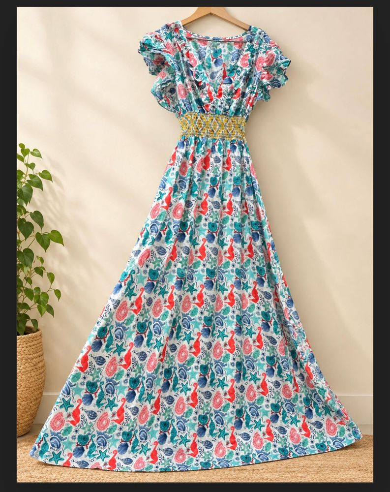Boho Floral Maxi Dress
