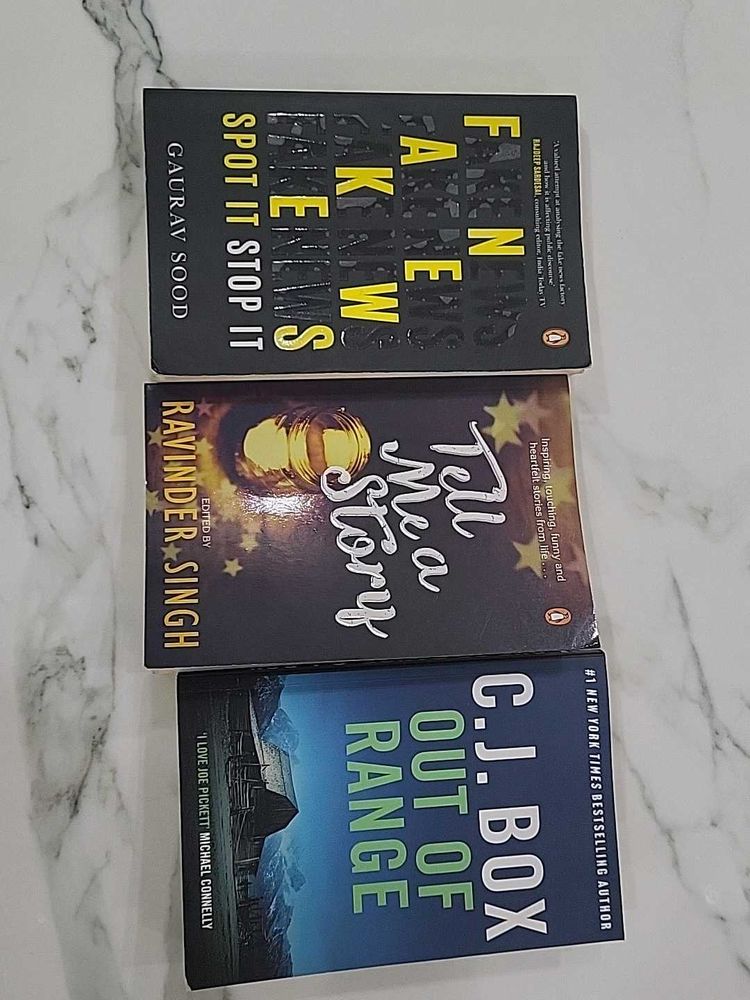 3 Paperback Books