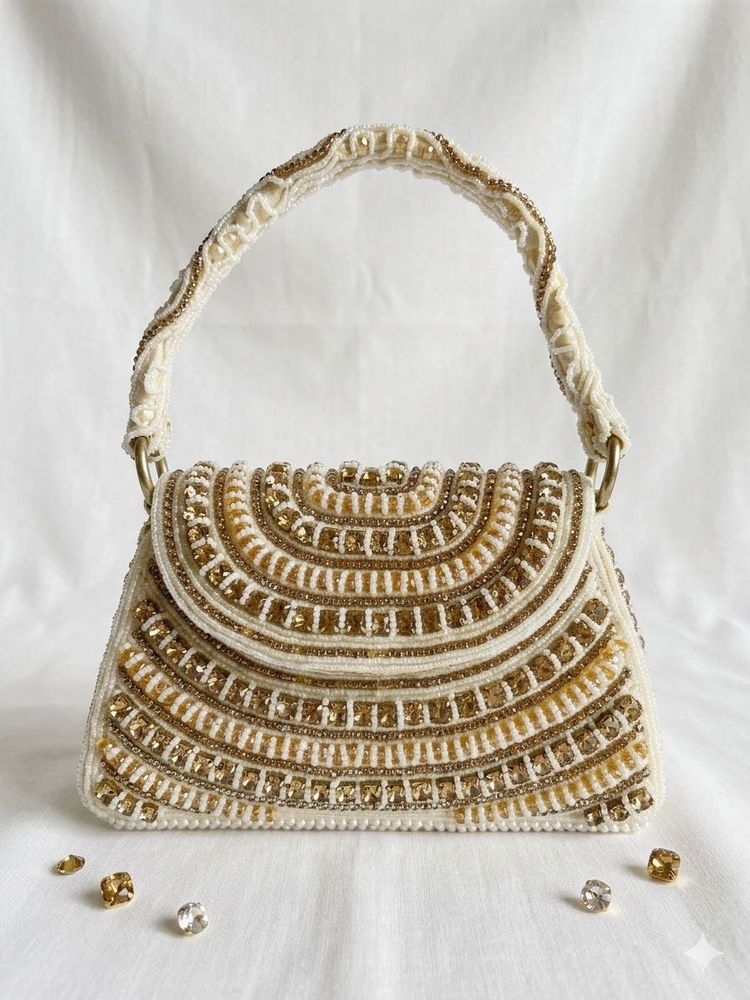 Bridal Beaded Clutch Bag