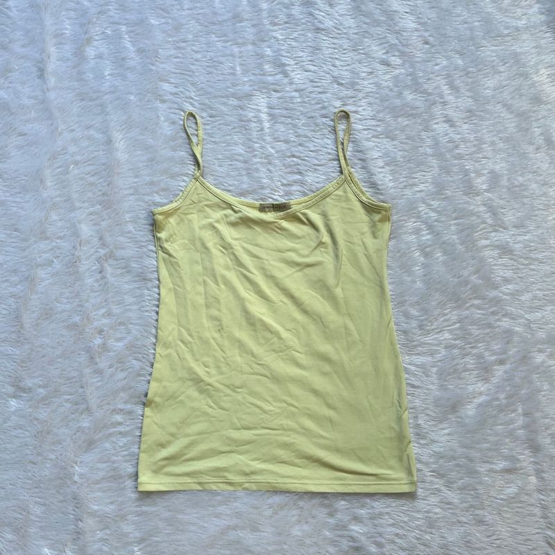 Casual Pastel Yellow Top